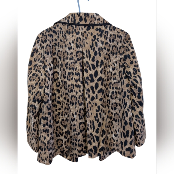 WHBM Leopard Print Women's Jacket Size 6 - Picture 6 of 10